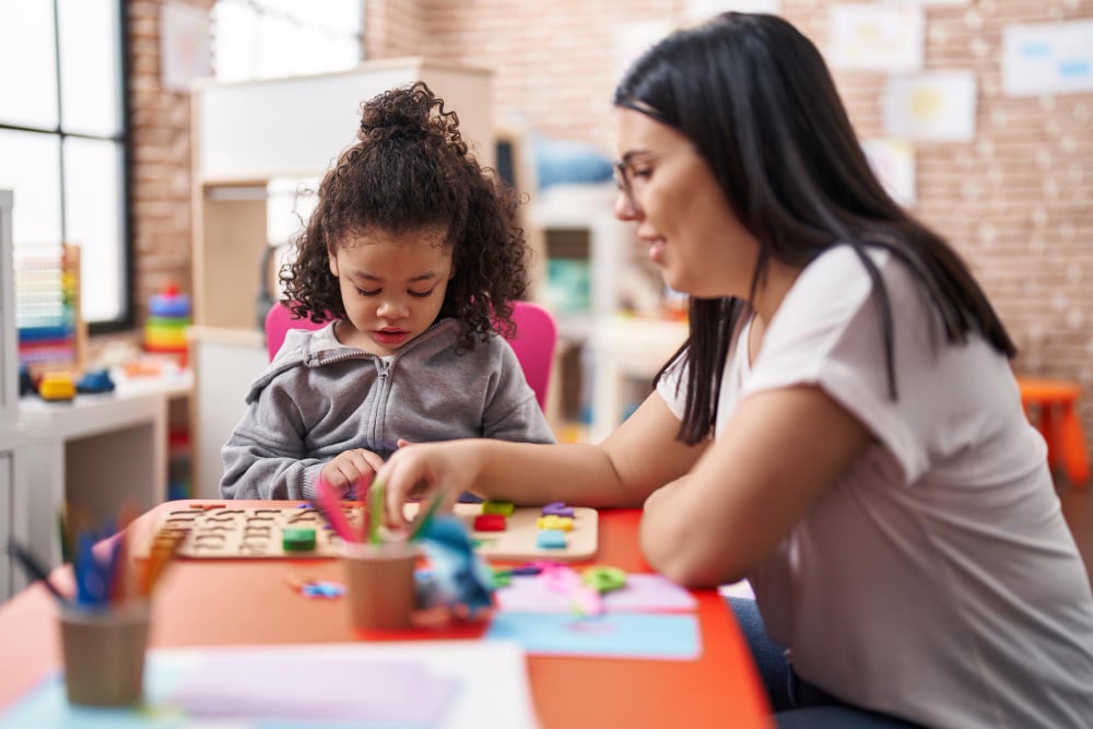 Engaging Learning Moments Between Mother And Child